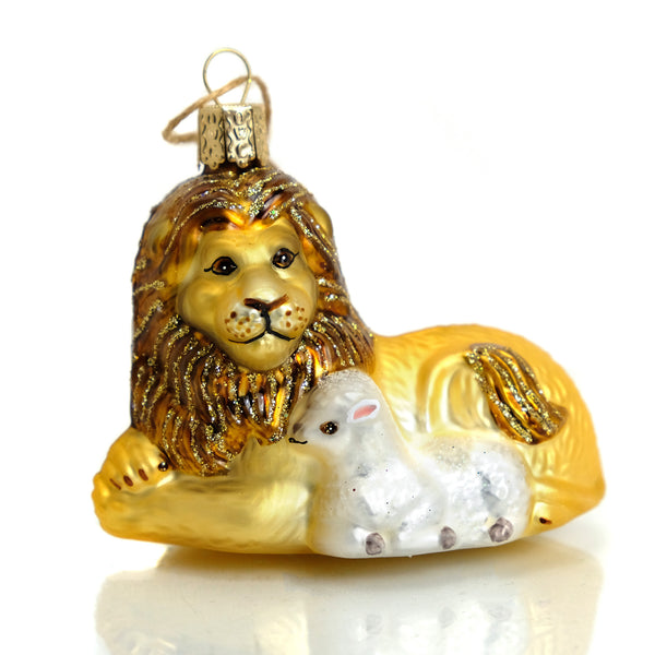 Lion and Lamb Ornament
