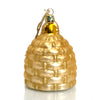 Woven Bee Basket Ornament