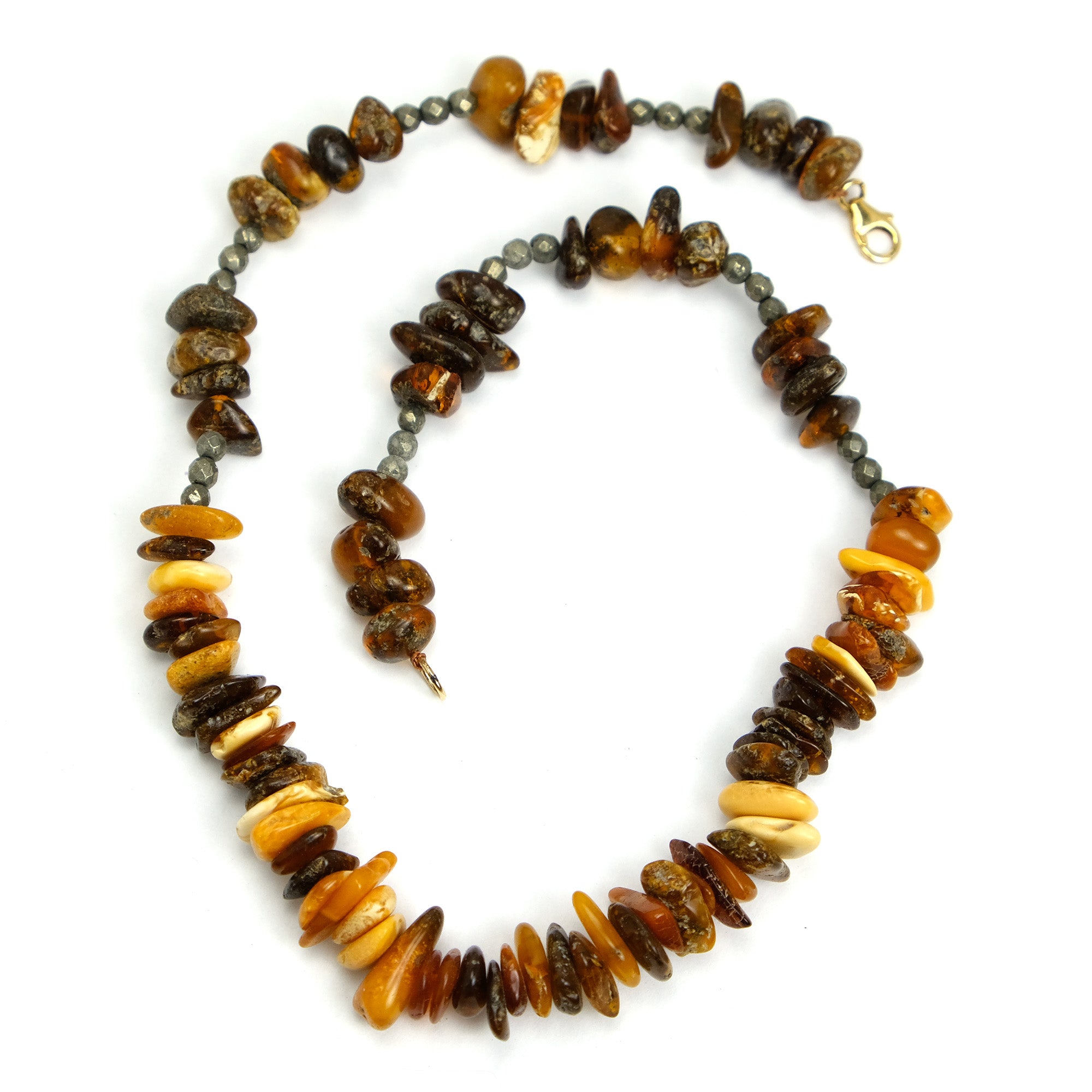 Amber necklace BD298. India.