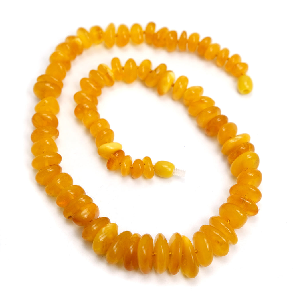 Butterscotch Amber Nugget Necklace #3