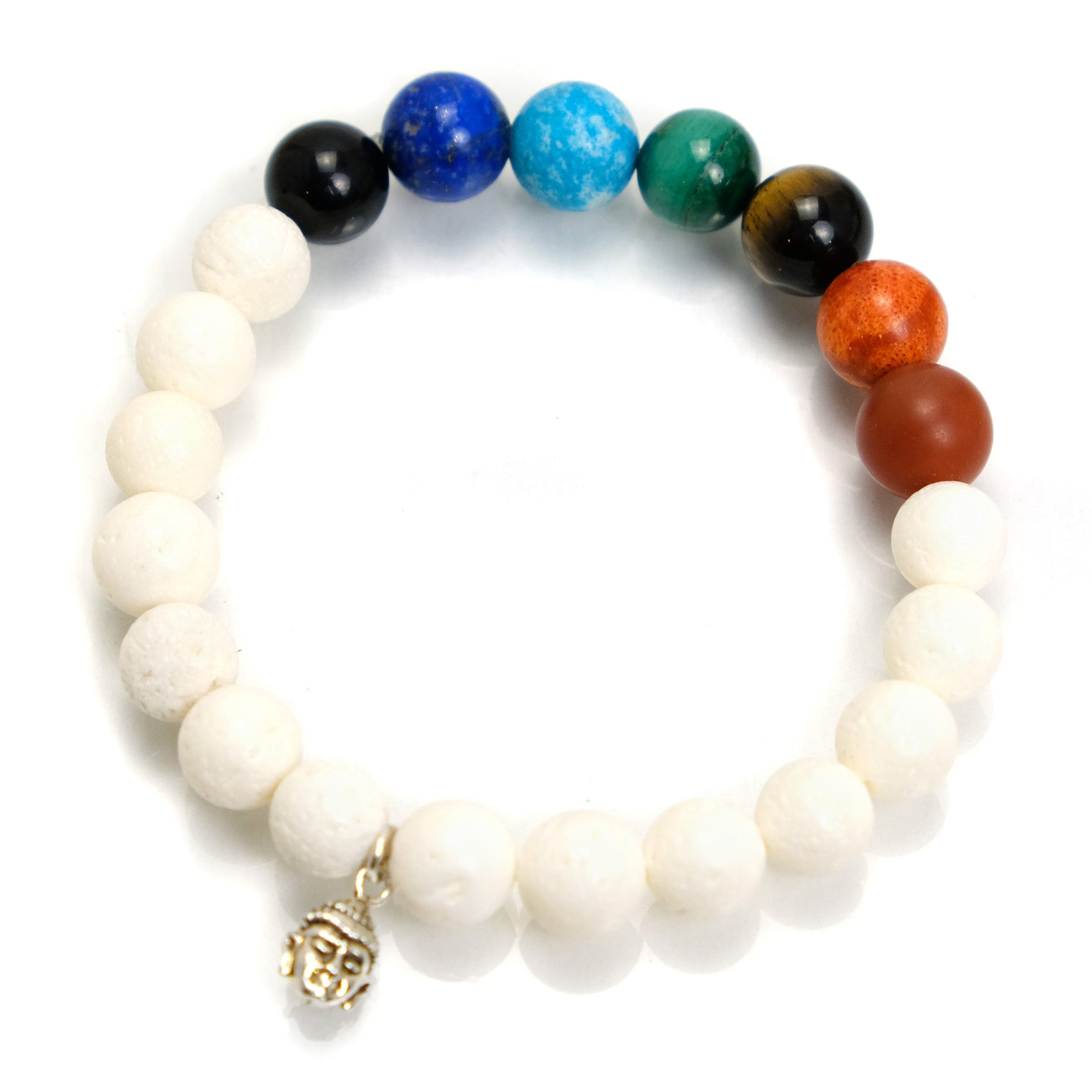 Buy The Opal Factory White Agate Reiki Feng Shui Healing Crystal Gem Stone  Adjustable Bracelets for Men and Women Online at Best Prices in India -  JioMart.