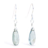 Aquamarine Earrings with Sterling Silver Earwires
