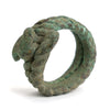 Benue River Valley 19th Century Coiled Copper Currency Bangle from Nigeria