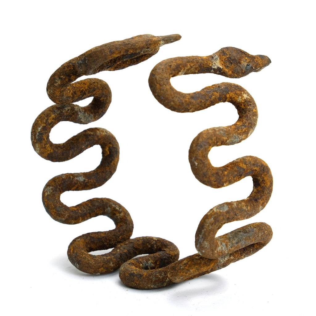 Lobi Iron Serpent Bangle/ Shrine Object Large
