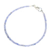 Tanzanite Bracelet with Sterling Silver Trigger Clasp
