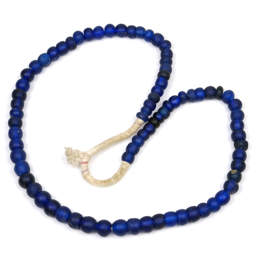 Dutch Cobalt Hand Wound Beads 18th-19th Century Dogon Heirloom Beads