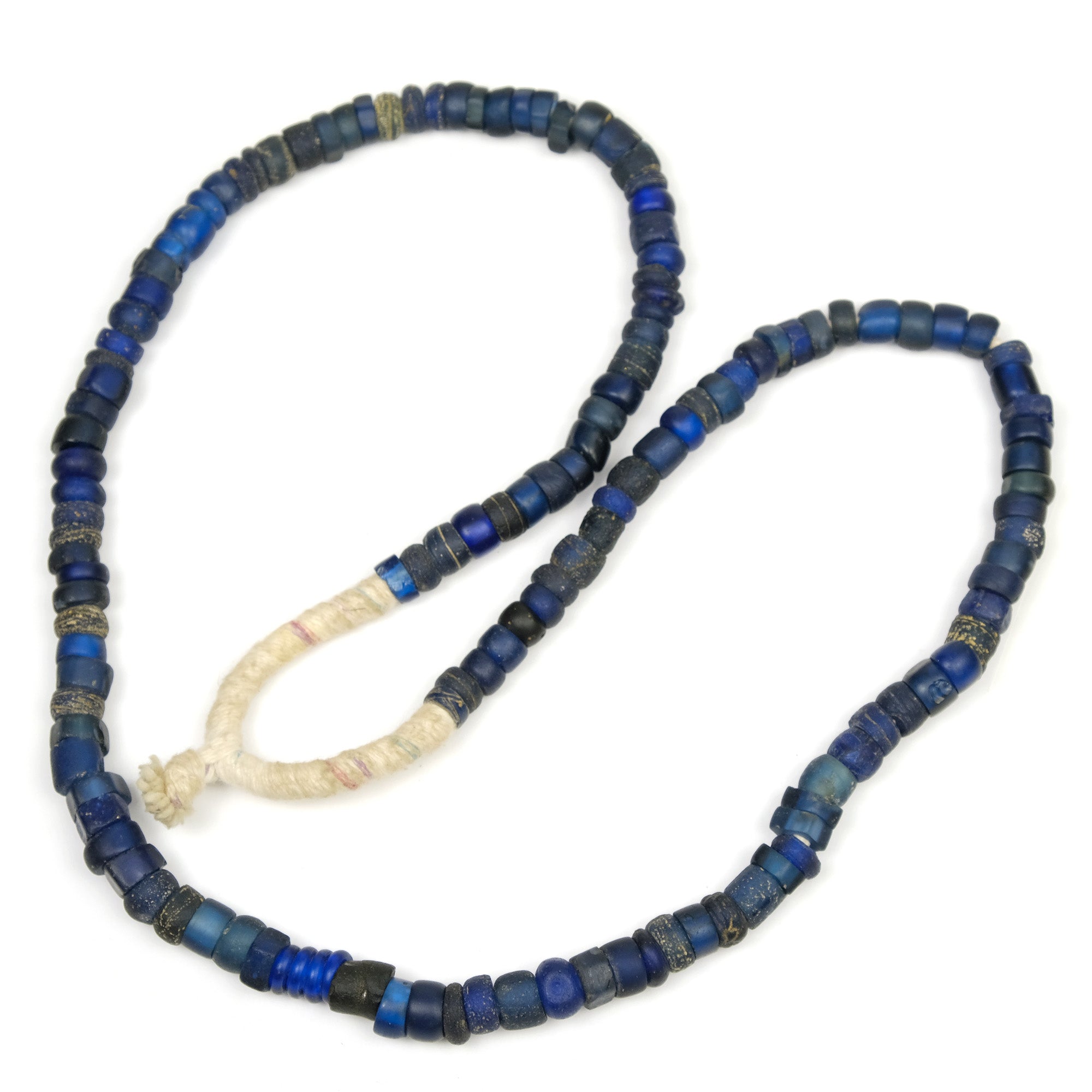 Dutch Cobalt Hand Wound Beads 18th-19th Century Dogon Heirloom Beads ...