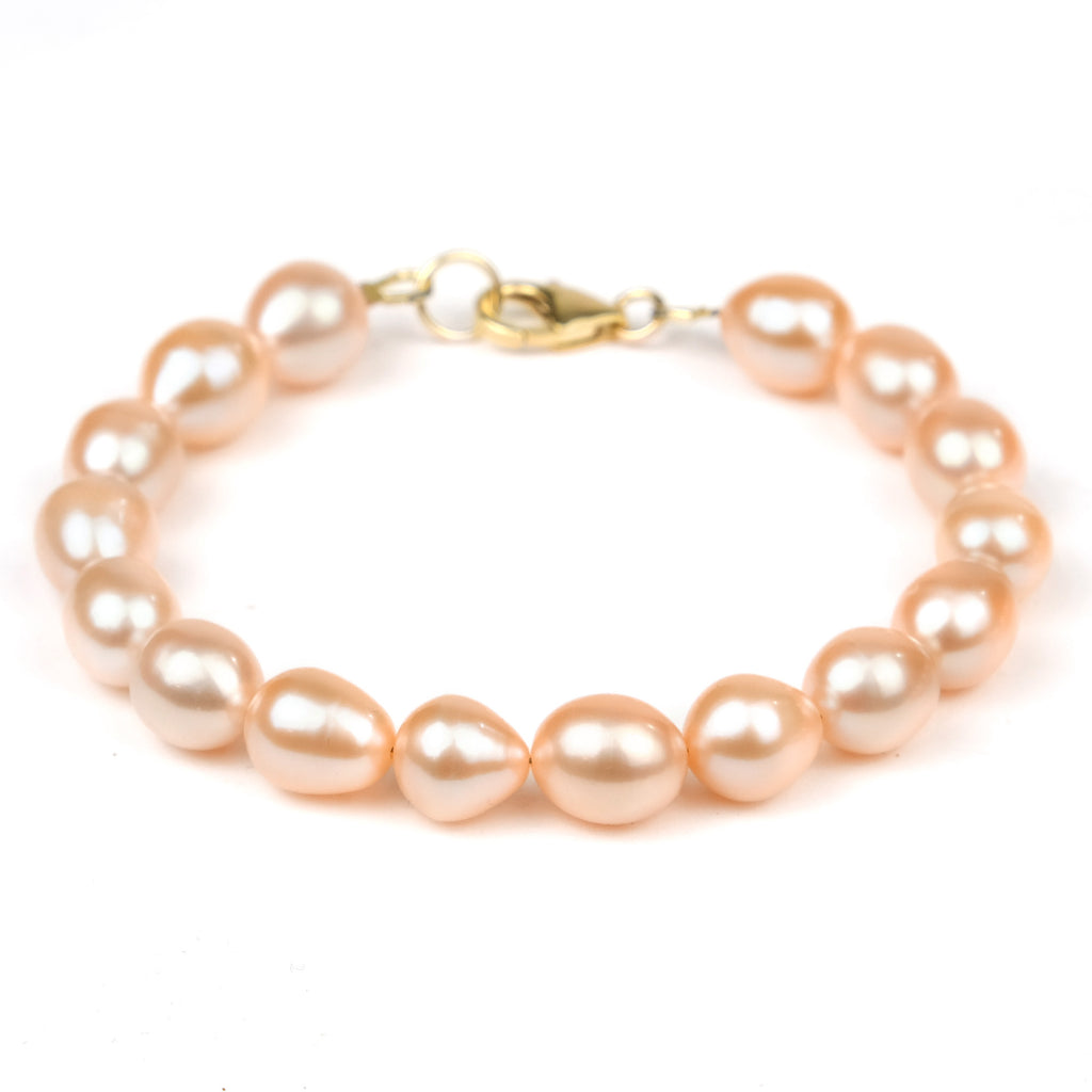Fresh Water Pearl Bracelet With Gold Filled Trigger Clasp