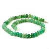 Chrysoprase Knotted Necklace with Sterling Silver Trigger Clasp