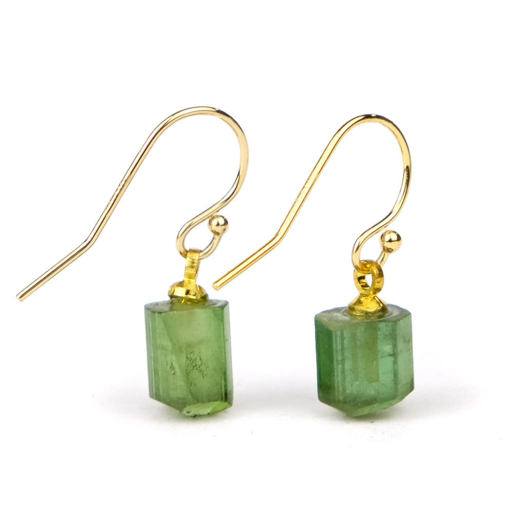 Tourmaline Earrings with Gold Filled French Ear Wires