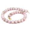 Kunzite Necklace with Golf Filled Trigger Clasp