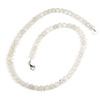 Moonstone Necklace with Sterling Silver Trigger Clasp