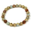 African Opal 8mm Smooth Rounds Stretch Bracelet