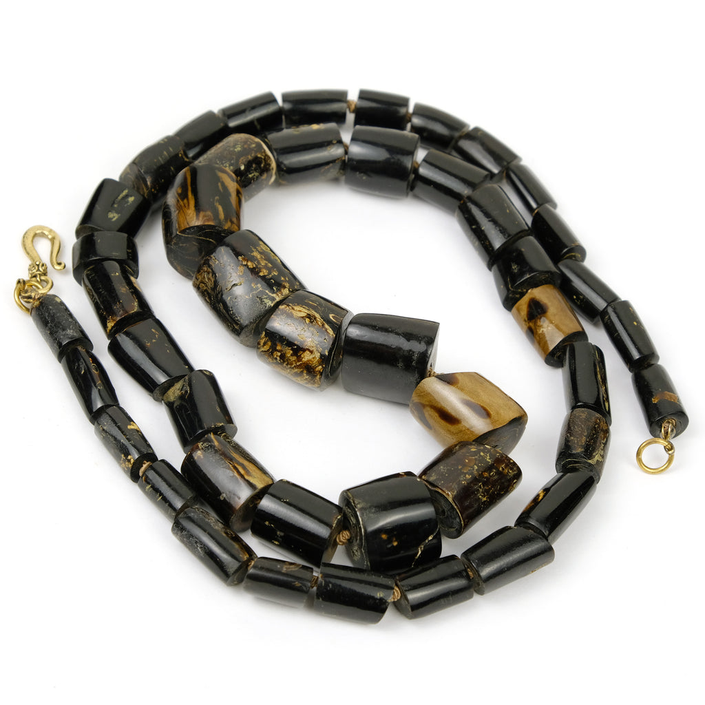 Natural Black Branch Coral Beads