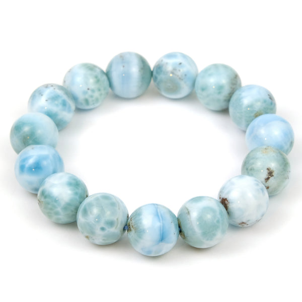 Larimar Top Quality 14mm Rounds – Beads of Paradise