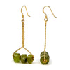 Peridot Earrings with Gold Filled Ear Wire