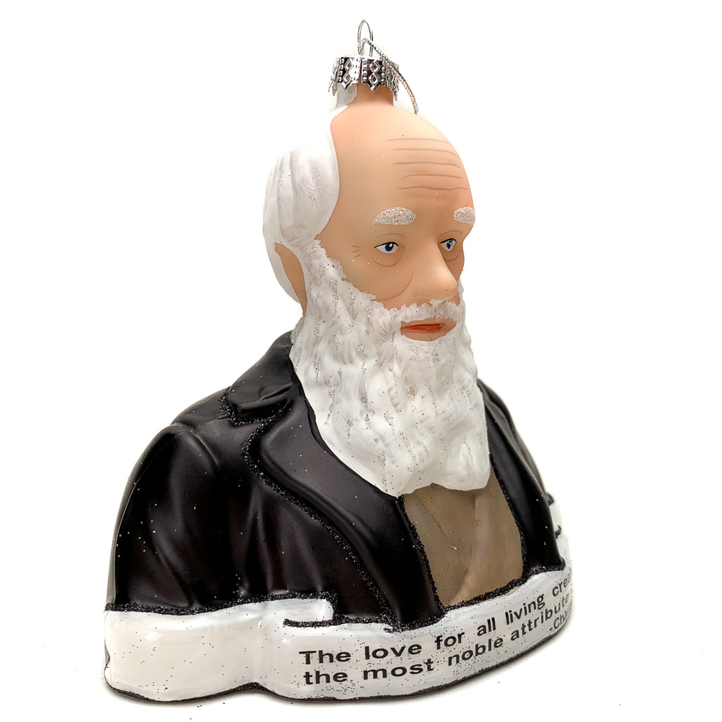 Charles Darwin Bust Ornament