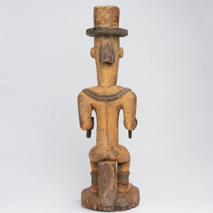 Urhobo Male Edjo Ikenga Warrior Statuette