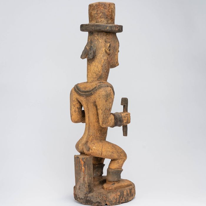 Urhobo Male Edjo Ikenga Warrior Statuette