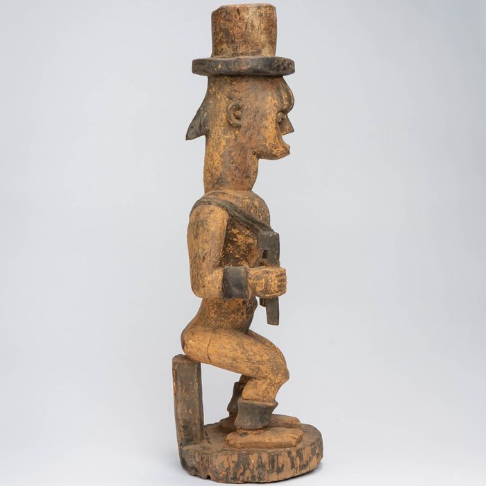 Urhobo Male Edjo Ikenga Warrior Statuette #341