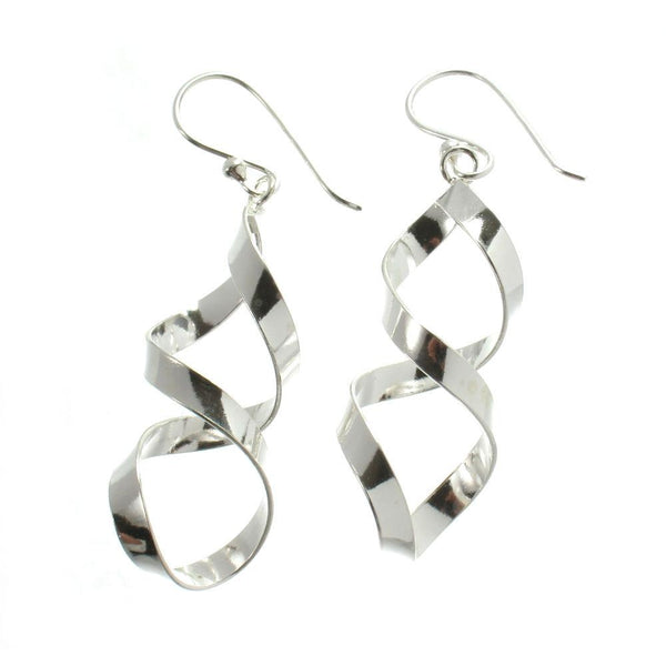 Sterling Silver Smooth Helix Earrings