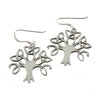 Sterling Silver Infinity Tree Earrings