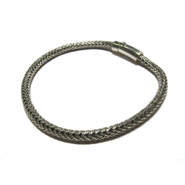 Woven Sterling Silver Snake Chain Bracelet II