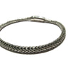 Woven Sterling Silver Snake Chain Bracelet II