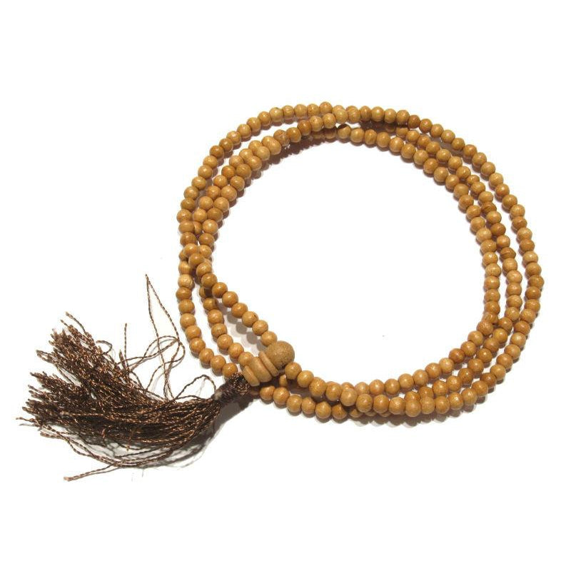 Rel Goods Men Women's Natural Chinese Yew Wood Beads Necklace Bracelet Link  Boutique Prayer Mala Chinese Knot Elatic Bead (8mmx108) : Amazon.in:  Jewellery