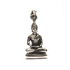 Meditating Buddha Sterling Silver Pendant I