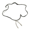 Wishbone Necklace on Deerskin Leather