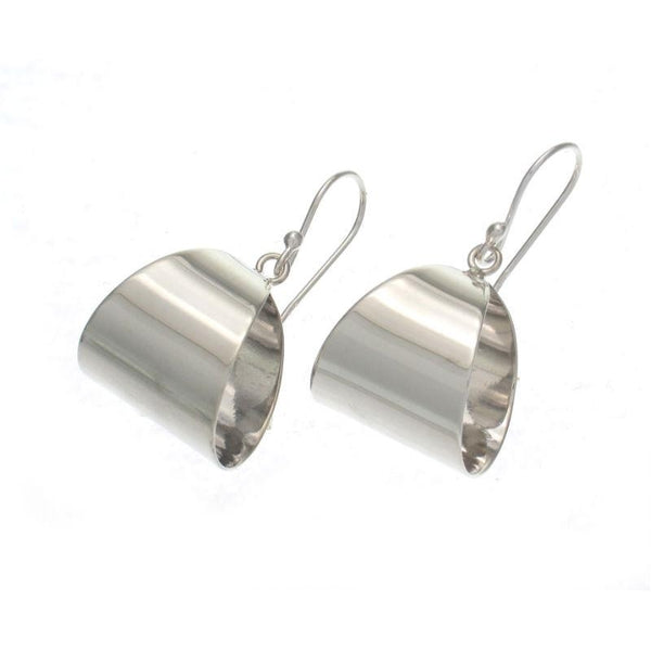 Smooth Fulani French Sterling Silver Earrings
