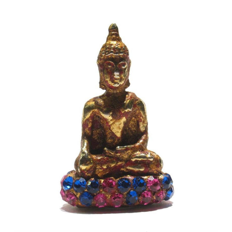 Jeweled Buddha Defeating Evil Statue