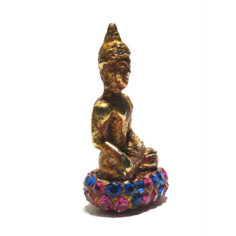 Jeweled Buddha Defeating Evil Statue