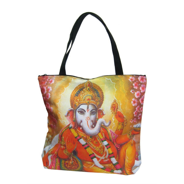 Screen Printed Tote Bag, Ganesha (1)
