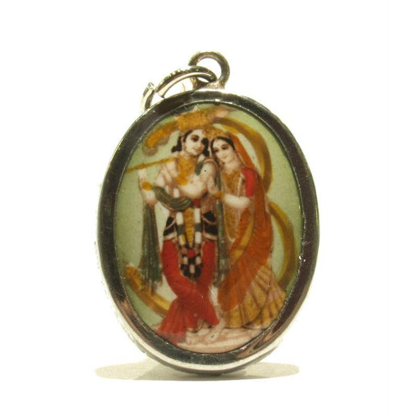 Krishna and Radha Pendant