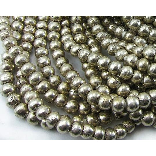 Ethiopian Silver over Copper Large Round Strand