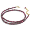 Ruby-Zoisite Necklace w/Gold Filled Trigger Clasp
