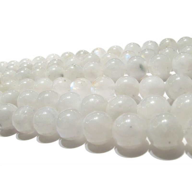 Moonstone 10mm Smooth Rounds Strand