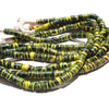 19th C. Venetian Yellow "Hurricane" Tiger Striped Beads