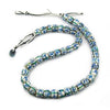 19th Century Venetian Blue Ribbons Bead Strand/Necklace