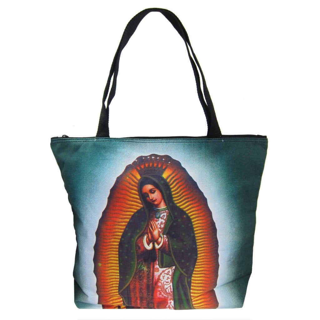 Screen Printed Tote Bag, Virgin of Guadalupe