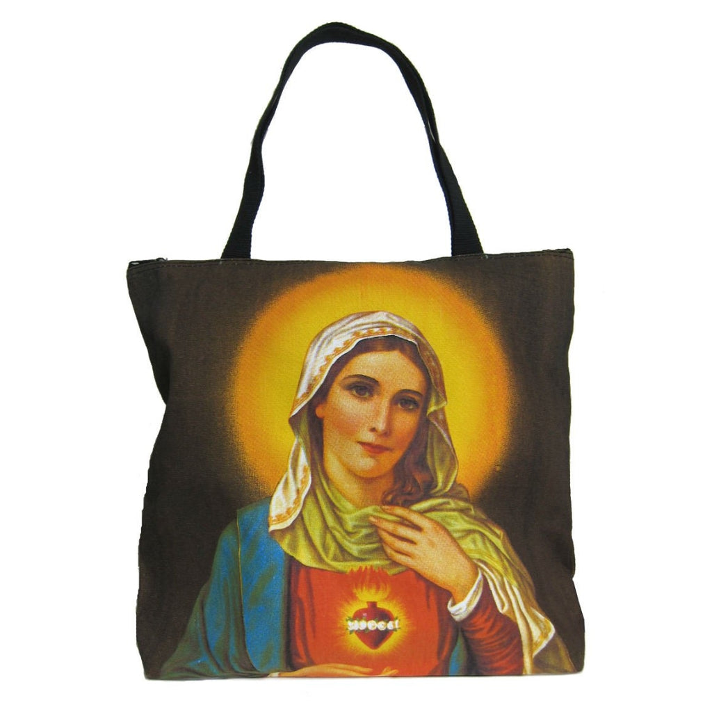 Screen Printed Tote Bag, Virgin Mary