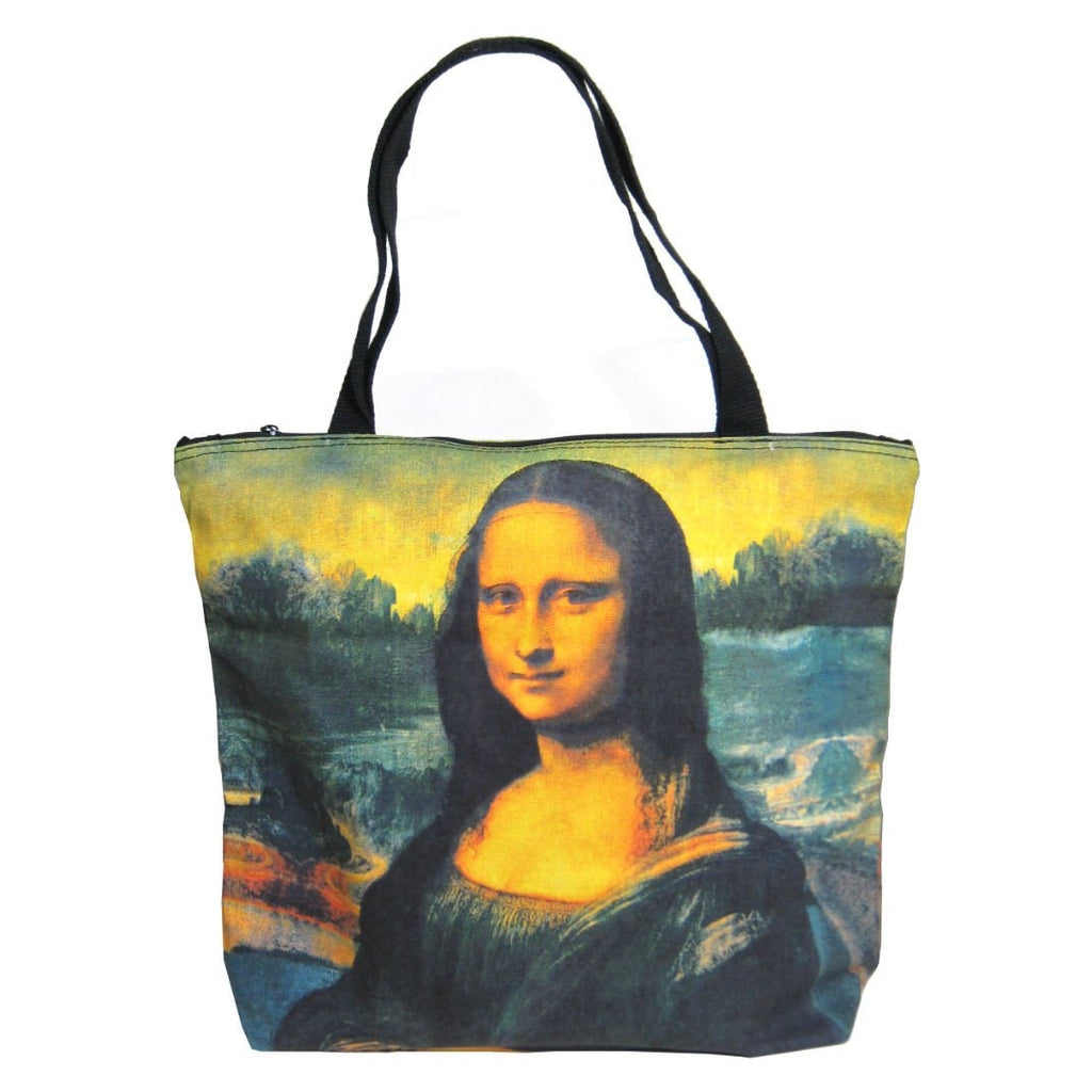 Screen Printed Tote Bag, Mona Lisa