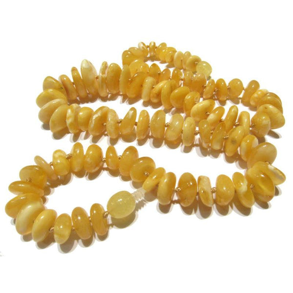 Butterscotch Amber Nugget Strand/Necklace