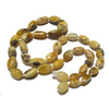 Light Yellow Butterscotch and White Butter Amber Nugget Knotted Strand/Necklace