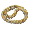White "Butter" Wheel Amber Necklace/Strand