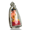Hand Painted Lord Buddha Conquering Mara (Evil) Amulet