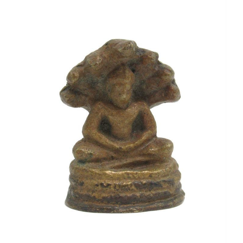 "Saturday Buddha" Protected by the Naga King Miniature Amulet