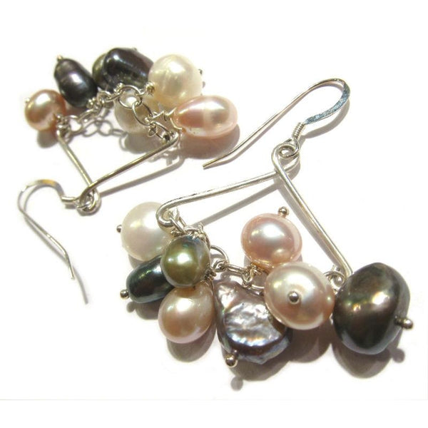 Fresh Water Pearl Earrings with Sterling Silver Earwires